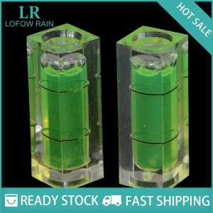 LF Wholesale✨Flash Sale ✨ 2pcs สี่เหลี่ยมผืนผ้า Cube Spirit ระดับฟองสบู่วัดระดับไม้บรรทัดเครื่องมือตรวจจับ