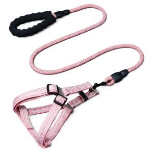 JPTD Adjustable Dog Harness and Leash Set Lightweight Escape Proof Pet Chest Strap Pet Supplies Comfortable Cat Collar Lead Leash Kitten