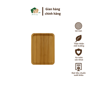 Đĩa gỗ hình chữ nhật tối giản lựa chọn thân thiện bền đẹp cho bàn ăn tiệc nhẹ và quán ăn