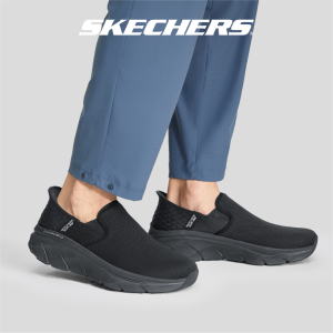 Skechers สเก็ตเชอร์ส รองเท้าผู้ชาย Men DLux Walker 2.0 Sport Shoes - 232463-BBK - Air-Cooled Memory Foam