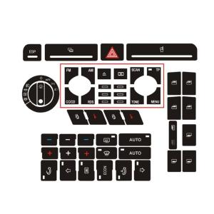 Door Lock Window Button Adhesive Sticker Button Repair Decal Sticker for B6 B7 Auto Accessories Easy Installation