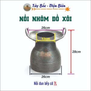 Nồi Đồ Xôi - Hấp Bánh Bao/Đồ Xôi/Hấp Xôi/Hong Xôi/Hấp Thực Phẩm - Đun Bếp&Cắm Điện - Cỡ 7L (Bán Lẻ)