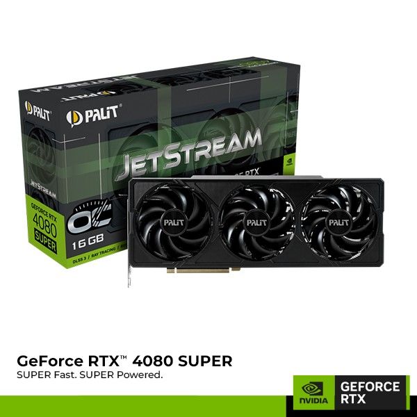 Vga Jetstream VGA Card Palit GeForce RTX 4080 SUPER JetStream OC 16GB GDDR6X | Lazada ...