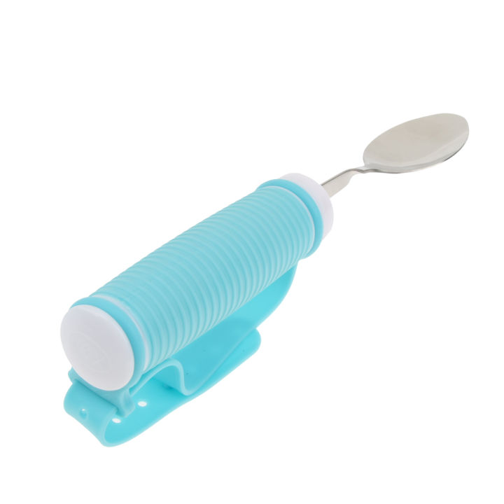 Moon Riverr Handicapped Spoon 360° Rotatable Eating Utensil with Strap