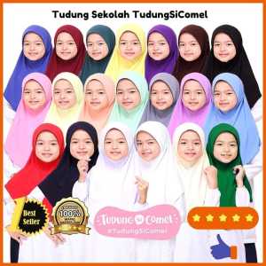 TUDUNGSICOMEL Tudung Sekolah Awning Scuba Lebih 20 Warna Viral