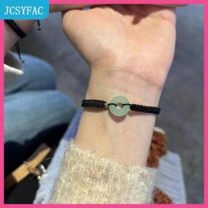 JCSYFAC Lucky Couple Bracelet Peace Buckle Hand Weaving Bracelet Vintage Girlfriend Birthday Gift