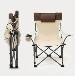 Dual Purpose Outdoor Folding Chair Portable Nap Lunch Break Fishing Camp Chairs Folding Lightweight Folding Bed