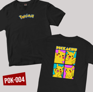Pokemon Design Collection Tees Front & A3 back Print Perfect for Streetware Style