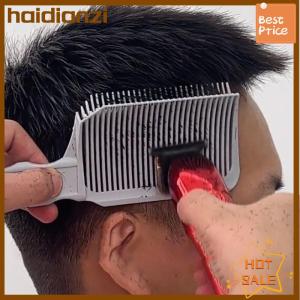 haidianzi Fading Comb Professional Barber Clipper Blending Flat Top Hair Cutting Comb For Men Heat Resistant Fade Brush Salon Styling Tool