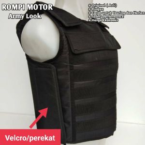 Rompi motor touring pelindung dada Army