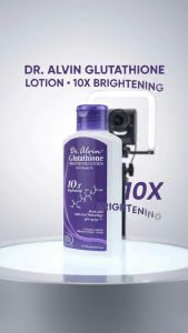 Dr. Alvin Glutathione Brightening Lotion 120mL with Vitamin B3 SPF 30 10x Whitening