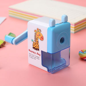 Cartoon Pencil Sharpener Heavy Duty Hand Crank Manual Mechanical Pencil Sharpener For Kids Stationery School Supplies