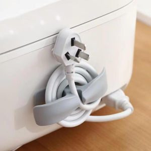Power Cord Clamp Cable Storage Power Cord Organizer Wall-Mounted Storage Charger Cable Storage电源线整理神器 【SG Stock】