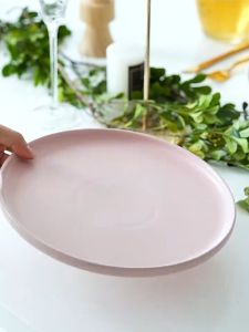 BILI.PH 10/8inches Nordic Style Ceramic Plates Deep Western Steak Plate Dinner Plate Salad Tableware