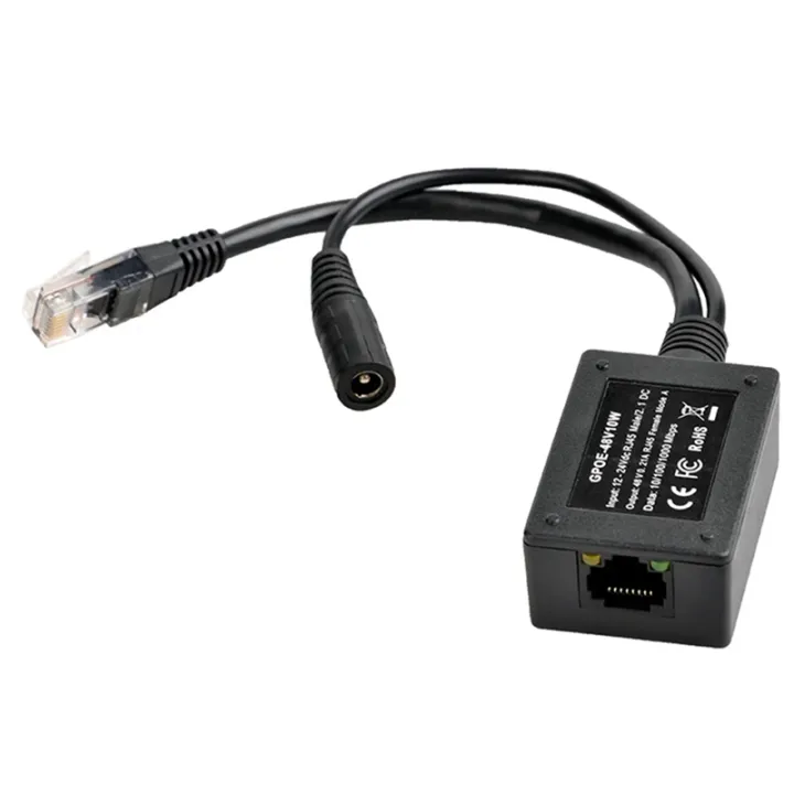 POE Synthesizer POE Injector 12-24V to 48V Output Splitter for 802.3af ...