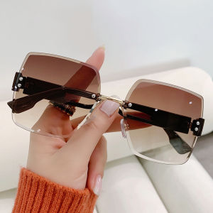 UV400 gradient polygonal sunscreen sunglasses suitable for women