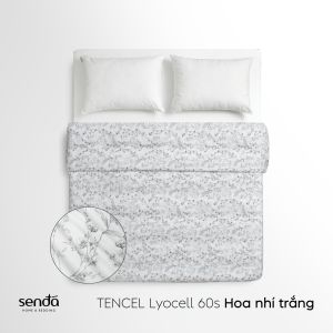 Vỏ chăn Lụa Tencel lồng được ruột 2mx2m2 1m8x2m 1m6x2m  2m4x2m2 cao cấp mền lẻ Lyocell 60s TC300 họa tiết - Sen Đá Home Bedding