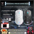 Chuột chơi game không dây ONIKUMA CW917, chuột quang im lặng có thể sạc lại, chuột máy tính USB cho laptop 2.4G. 