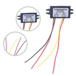 Efficient 12V-24V To 7V Step Down Power Supply 2A/3A Output Waterproof For Automotive Marine Motorcycle Systems