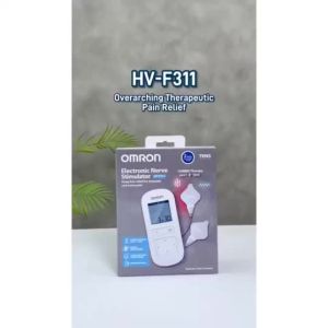 Ready Stock OMRON Model HV-F311-CAP TENS Electronic Nerve Stimulator Low Frequency Pulse Device 1 Year Local Warranty