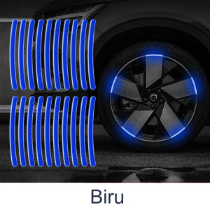 20pcs Stiker Reflektor Velg Mobil Motor Sticker Reflector