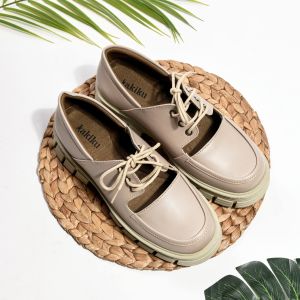 Sepatu docmart  Loafer wanita oxford fashion terbaru termurah kece keren