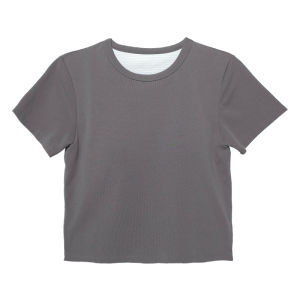 Einashop April Bra Padded Cropped T-shirt SG Ship