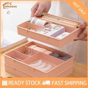 MIH ✨ COD ✨ ถาดใส่ของแบบหลายเซลล์สำหรับจัดระเบียบลิ้นชักตั้งโต๊ะกล่องเก็บของอเนกประสงค์ภาชนะแบ่งช่องสำหรับบ้านสำนักงานบ้าน