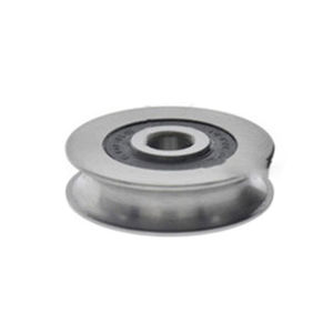 LEI 6x30x8mm High Quality Wire Rope Groove Bearing Pulley For Door Window Sliding Track Roller Pulley Stainless Steel Sheave