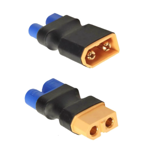 อะแดปเตอร์เชื่อมต่ออินเทอร์เฟซสำหรับ XT60 EC5ตัวเมีย/ตัวผู้6ชิ้นสำหรับอุปกรณ์ควบคุมระยะไกล FPV