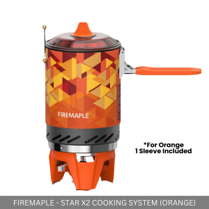 FIREMAPLE - STAR X2 ALL-IN-ONE COOKING SYSTEM COOK POT STAND OUTDOOR CAMPING HIKING BACKPACKING LIGHTWEIGHT STOVE