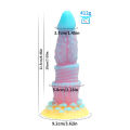 [ Hot Sale Items ] New Fluorescent Mixed Color Shaped Soft Plug for Women Products Glow-in-the-Dark Liquid Silicone Shipped from China k1. 