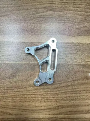 CNC 2 Pot Caliper Bracket Durable Construction for Wave 125 Mio Sporty Click Beat Genio Scoopy 220mm 260mm