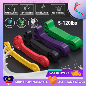 【READY STOCK】Resistance Band/ Natural Latex/ Yoga Elastic Pull Up Band/ Long Stretch Loop Band/ Exercise band/ Fitness Exercise Yoga Band/ Fitness Equipment/ Indoor Gym Training/ Elastic Band/ Long Resistance Band/ K-Healthy Living