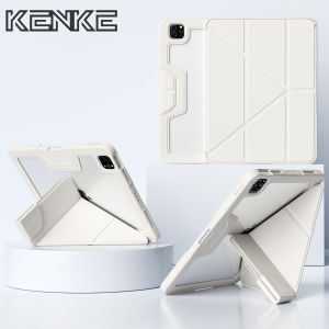 kenke ipad case Heavy duty protective mecha flat shell for 2024 pro 13 inch（M4）Air 6th gen pro 12.9 10th gen pro 11（2020/2021/2022）7 8 9 air 4th gen air 5 Air 11 inch-black