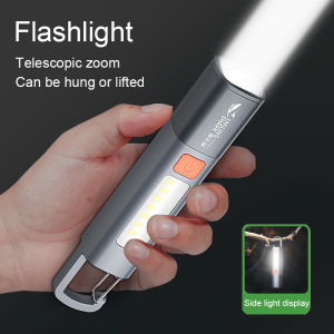 🔥NEW🔥ไฟฉาย LED Flashlight ขนาดเล็ก สว่างมาก ไฟฉายแรงสูง ไฟฉาย2in1 ไฟฉายอเนกประสงค์ สําหรับกลางแจ้ง ชาร์จไฟได้ สําหรับตั้งแคมป์