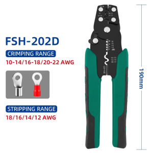 New Upgrade Multi Purpose Professional Wire Stripping Tool 【10 in 1】wire stripper electrical pliers original set electricians special plier heavy duty anti-slip labor-saving hand pliers for stripping cutting srimping screwing screws cable plier