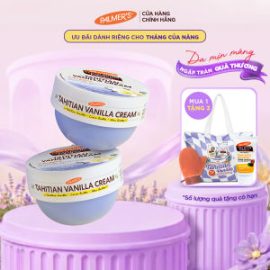 [Mới] Combo 2 Kem Dưỡng Thể Toàn Thân Palmers Tahitian Vanilla Whipped Body Cream 250g