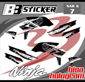 STRIPING PREMIUM Kawasaki Ninja R Ninja SS BISA HOLOGRAM List Sticker Variasi Nar 6