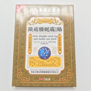 Miếng Gián Giảm Đau Thắt Lưng Cổ Vai Gáy Xương Khớp Hộp 10 Miếng Dán Thảo Dược Hong Kong Pharmacy