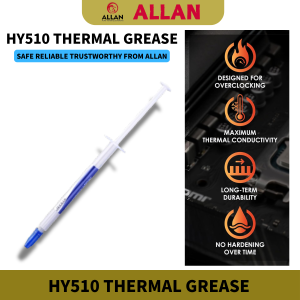 2PCS HY510 CPU Thermal heatsink Paste Silicone Grease Compound Carbon Based High Performance Non-Conductive for pc CPU gpu PS4