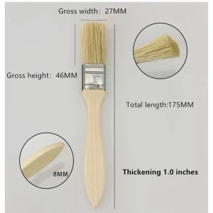GLADIATOR 1PCS Multifunction Paint Brush Barbecue Brush Soft Hair Artist Painting Brush Furniture Paint Tool