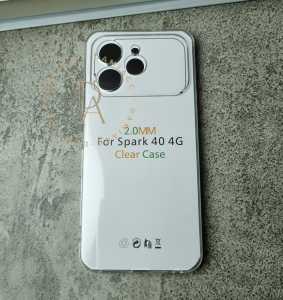 new clear case tecno spark 40 tpu transparan clear hd case
