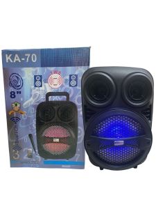 Kaya KA-70 Bluetooth Speaker with Dual 8-inch Drivers and LED Lighting