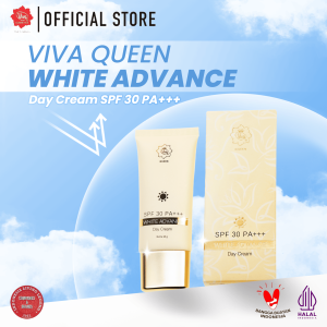 Viva Queen White Advance Day SUNSCREEN Cream SPF 30 PA+++ with NIACINAMIDE UV A & B & BLUE LIGHT PROTECTION & Extra Emollient & Moisturizer