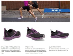 Brooks Womens Revel 5 Road Running Shoe1203611B006 (NEUTRAL-MEDIUM) (FUSE COLLECTION)