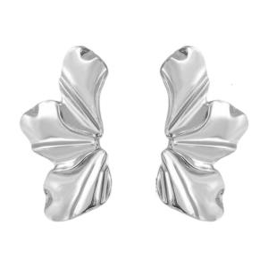 Elegant Irregular Petal Earrings for Women Featuring Alloy Materials Portable for Daily Wear And Special Occasions