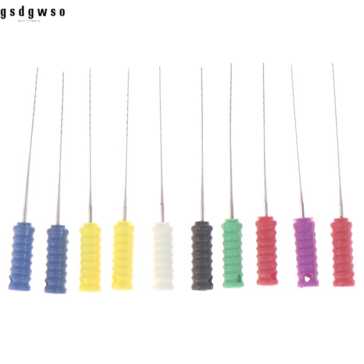 Dental Root Canal Cleaning Smooth Needle Barbed Broaches 10pcs Pack ...