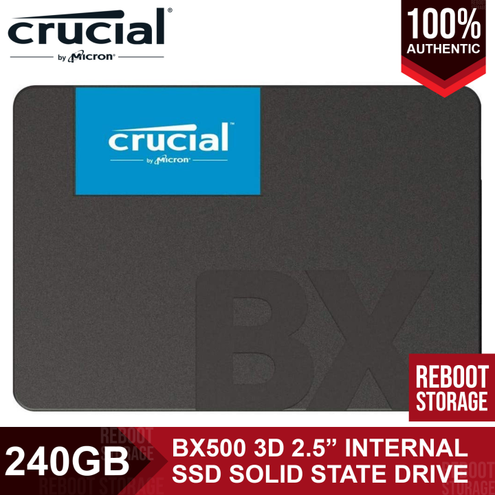 Crucial BX500 240GB SSD 3D NAND SATA Solid State Drive
