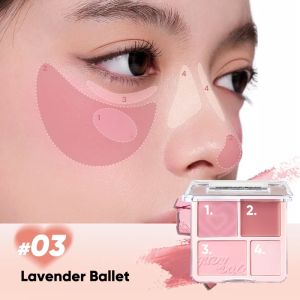 Judydoll 2-in-1 Blush & Highlighter Palette-Blush Cream Radiant Matte Highlighter Versatile Palette Gift for Friend Date2026